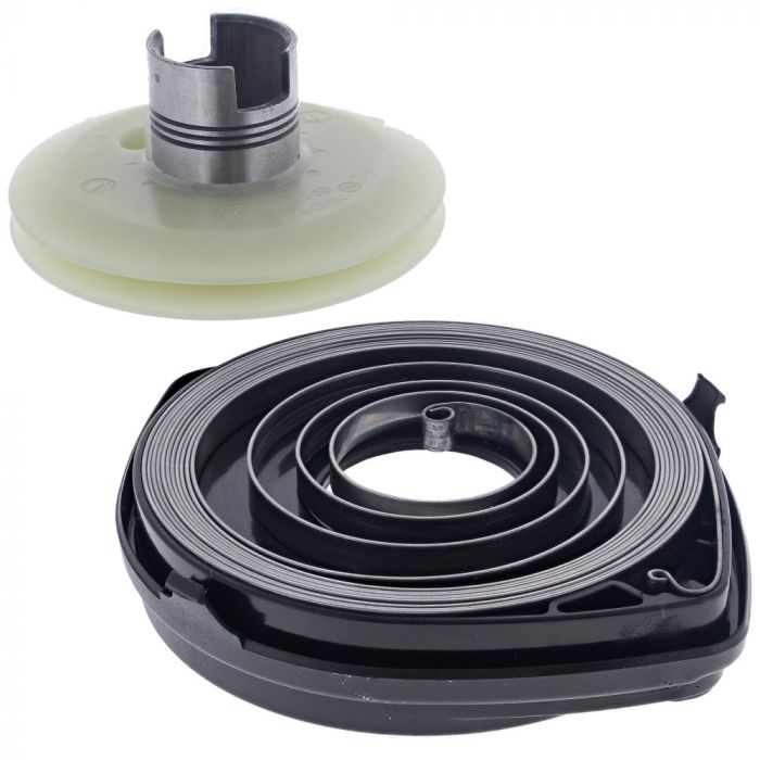 Starter Pulley &amp; Spring Kit 597651101 Fits Husqvarna Concrete Saw Models K950 K960 K770