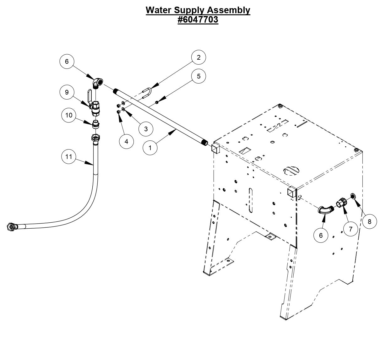 CC2500 Water Supply Assembly 