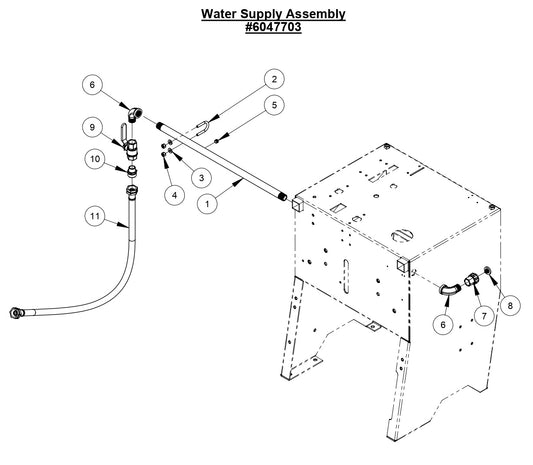 CC2500 Water Supply Assembly 