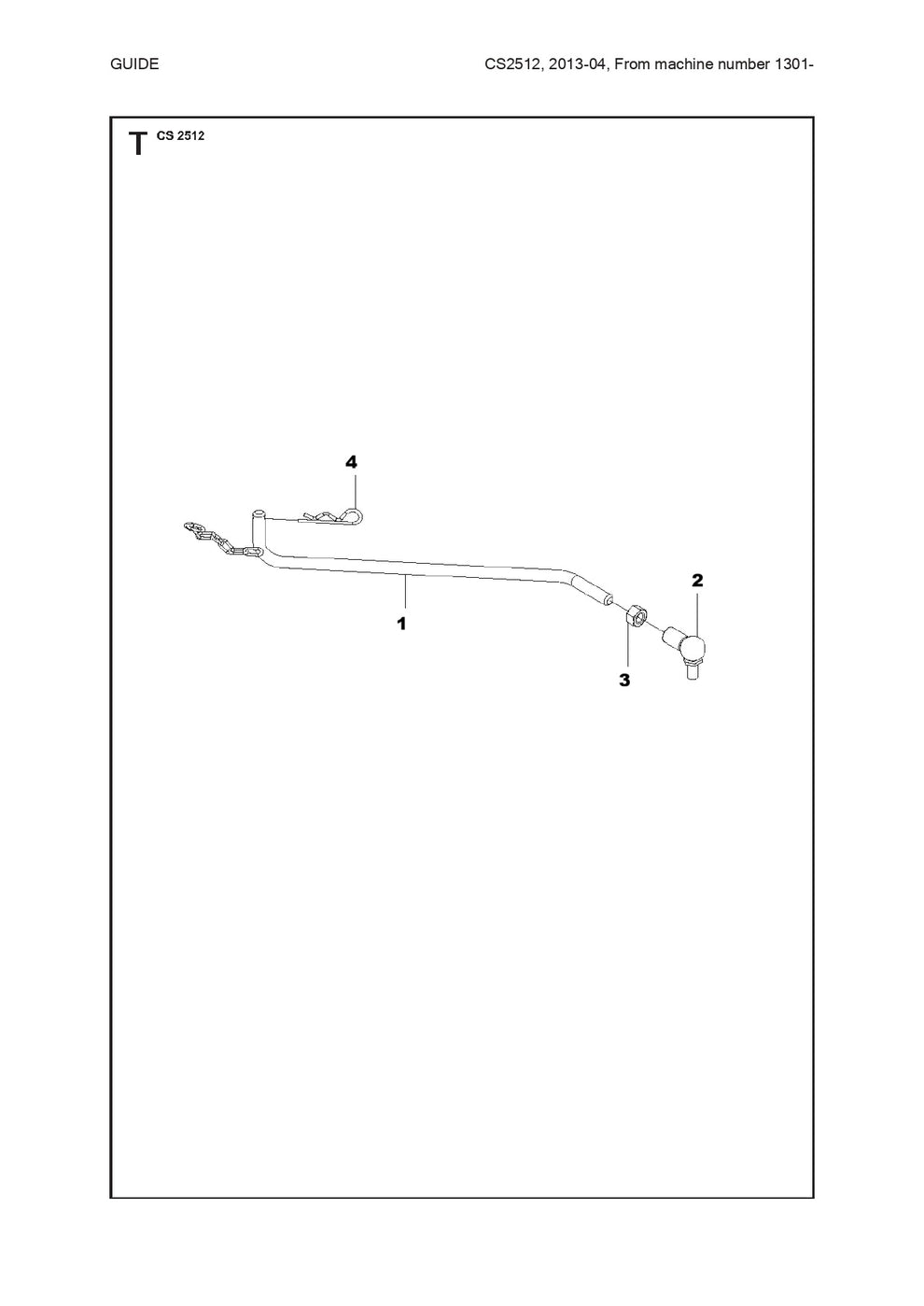 Guide Parts For Wire Saw CS 2512 By Husqvarna
