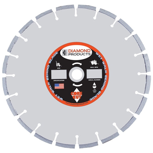 Diamond Products Core Cut 60031 OPT Super PRO Asphalt Overlay Concrete Wet Blade 20&quot; X .155&quot; OPTC5500X