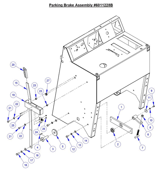 CC6571-3 Parking Brake Assembly