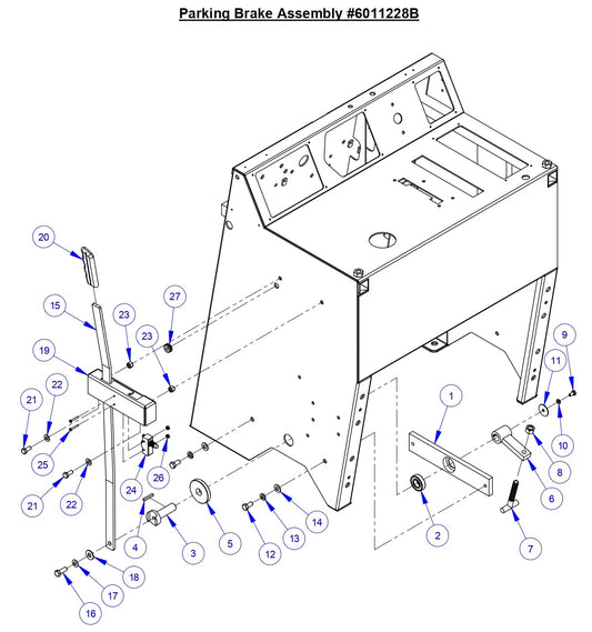 CC6571 Parking Brake Assembly