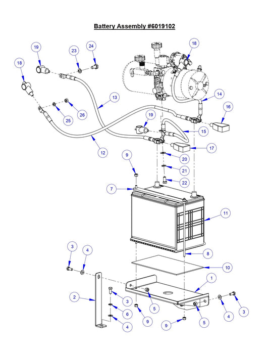 CC6571-3 Battery Assembly