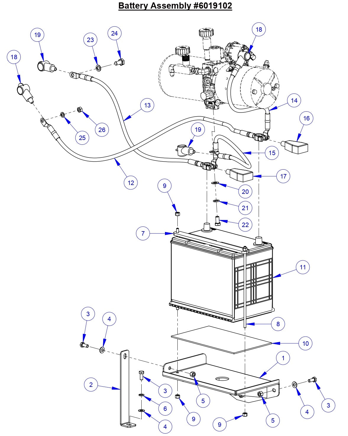 CC6571 Battery Assembly