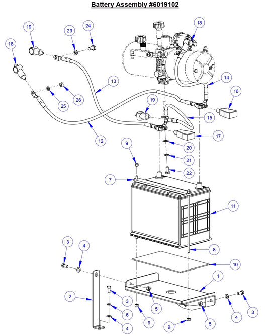 CC6571 Battery Assembly