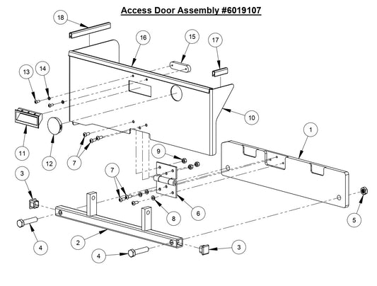 CC6571-3 Access Door Assembly