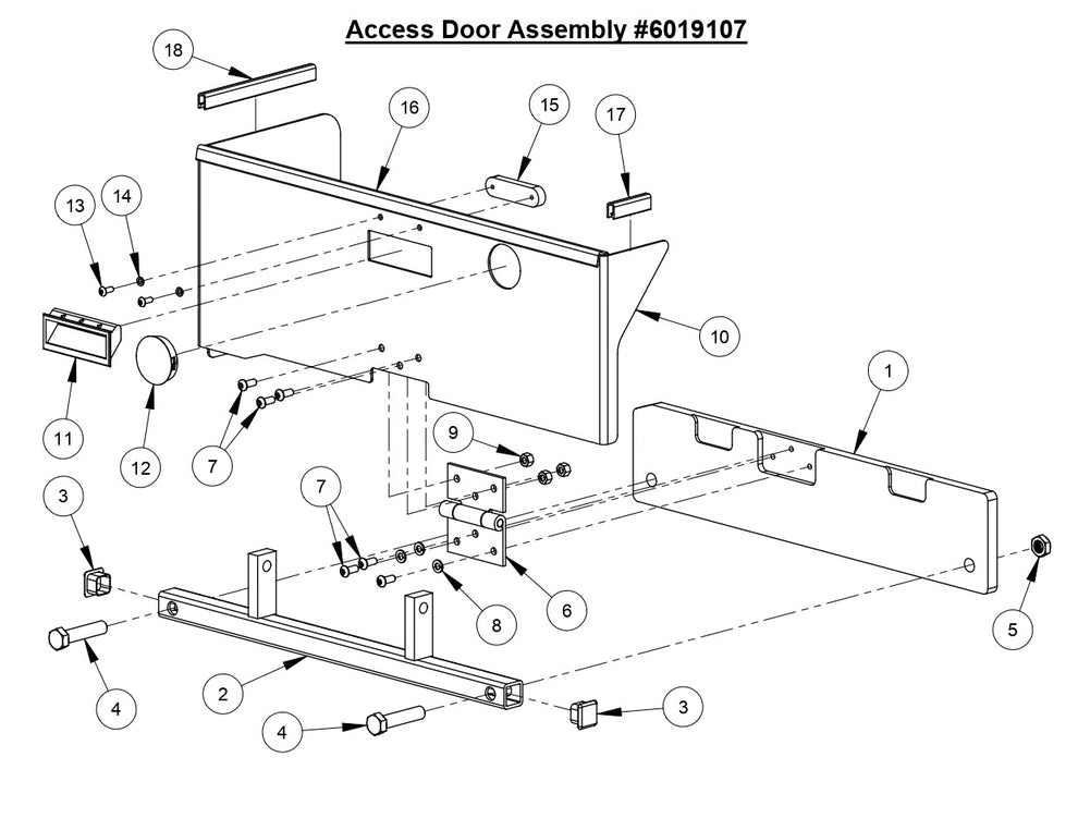 CC6571-3 Access Door Assembly