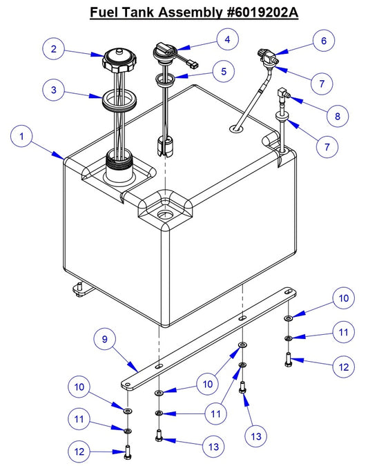 CC6571/CC6571-3 Fuel Tank Assembly