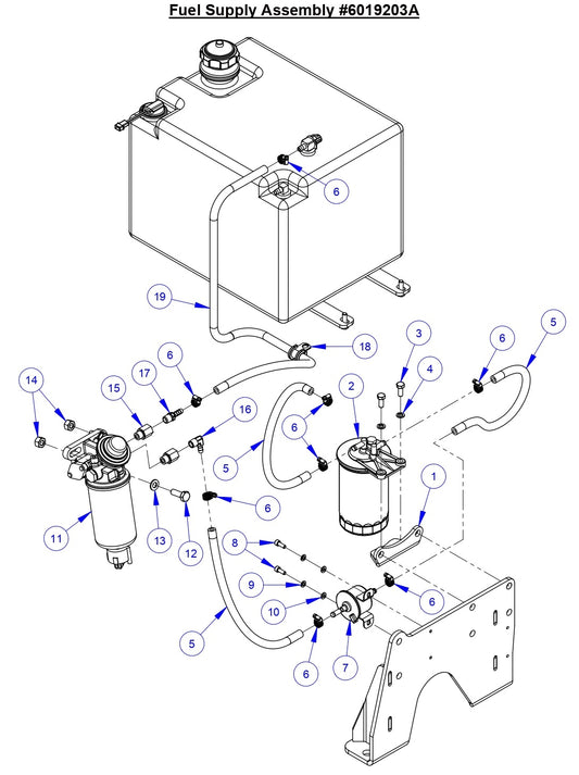 CC6571 Fuel Supply Assembly