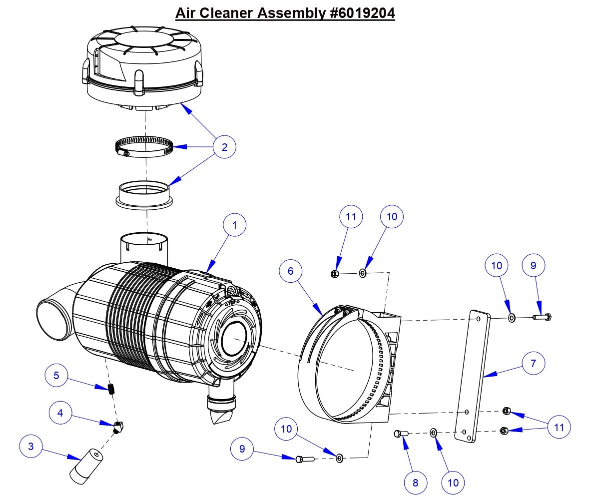 CC6571/CC6571-3 Air Cleaner Assembly