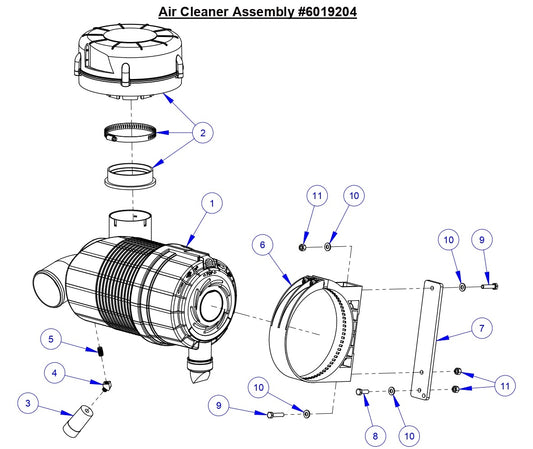 CC6571/CC6571-3 Air Cleaner Assembly