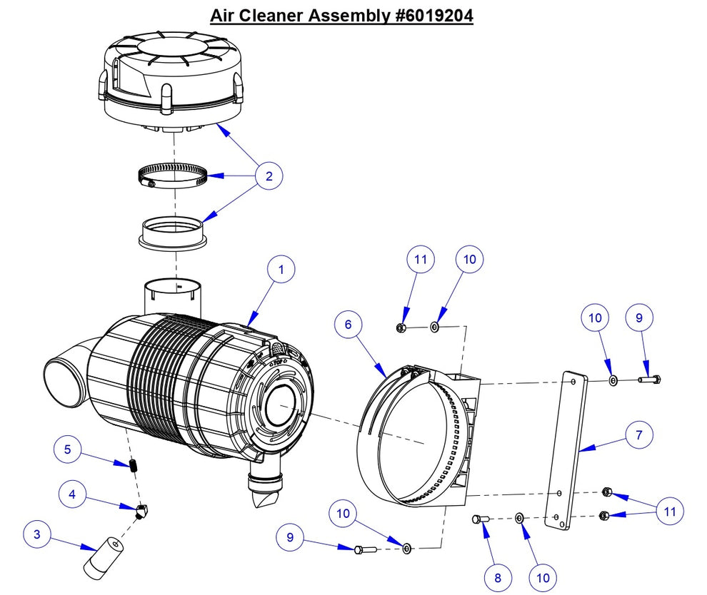 CC6571/CC6571-3 Air Cleaner Assembly