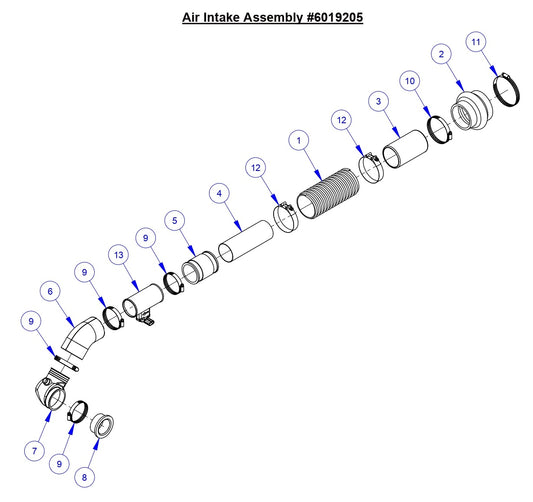 CC6571/CC6571-3 Air Intake Assembly