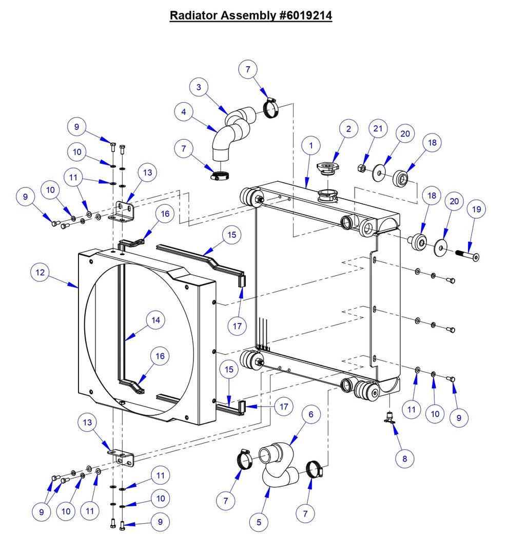 CC6571-3 Radiator Assembly