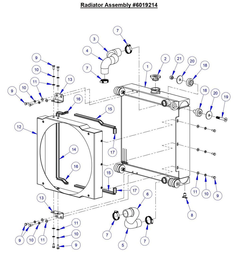 CC6571/CC6571-3 Radiator Assembly
