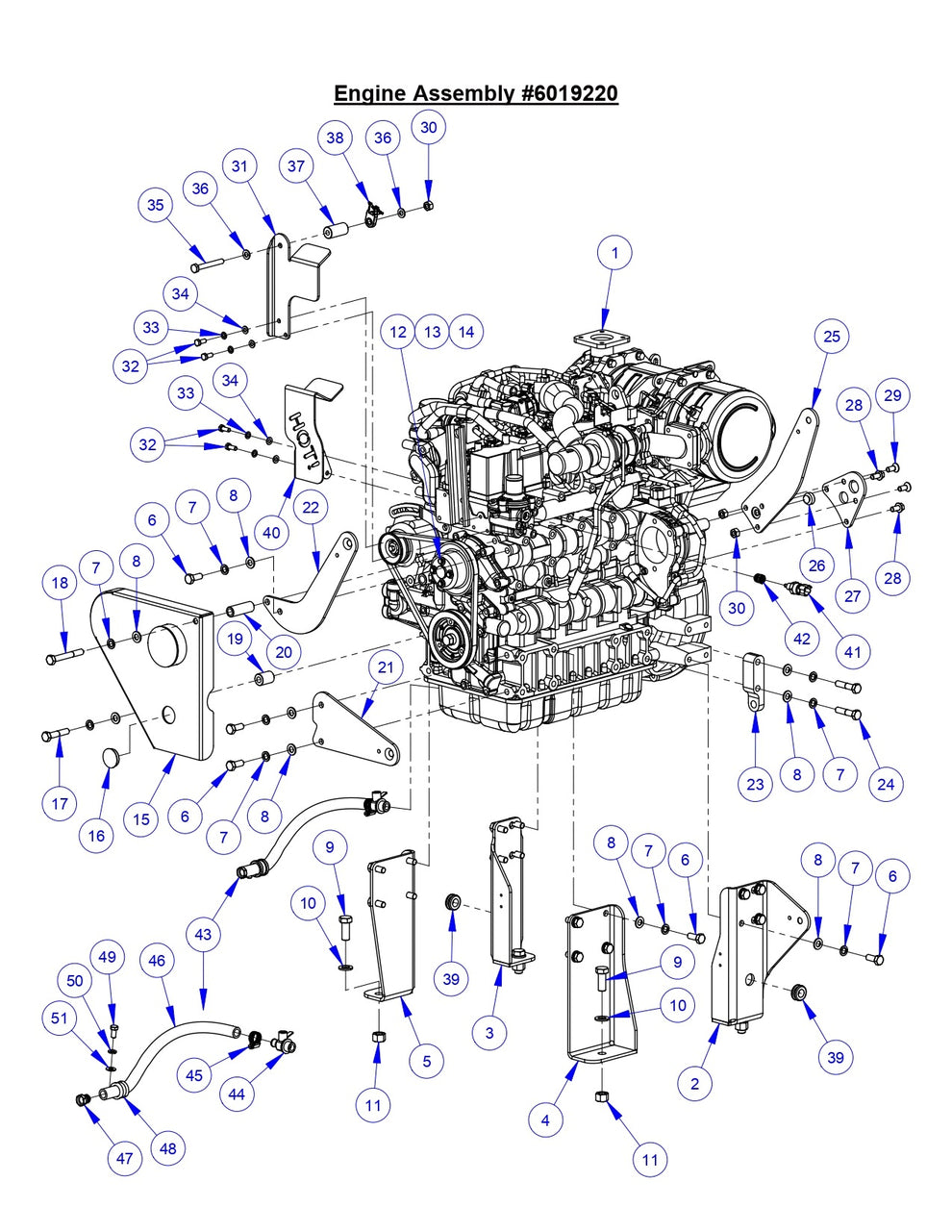 CC6571-3 Engine Assembly