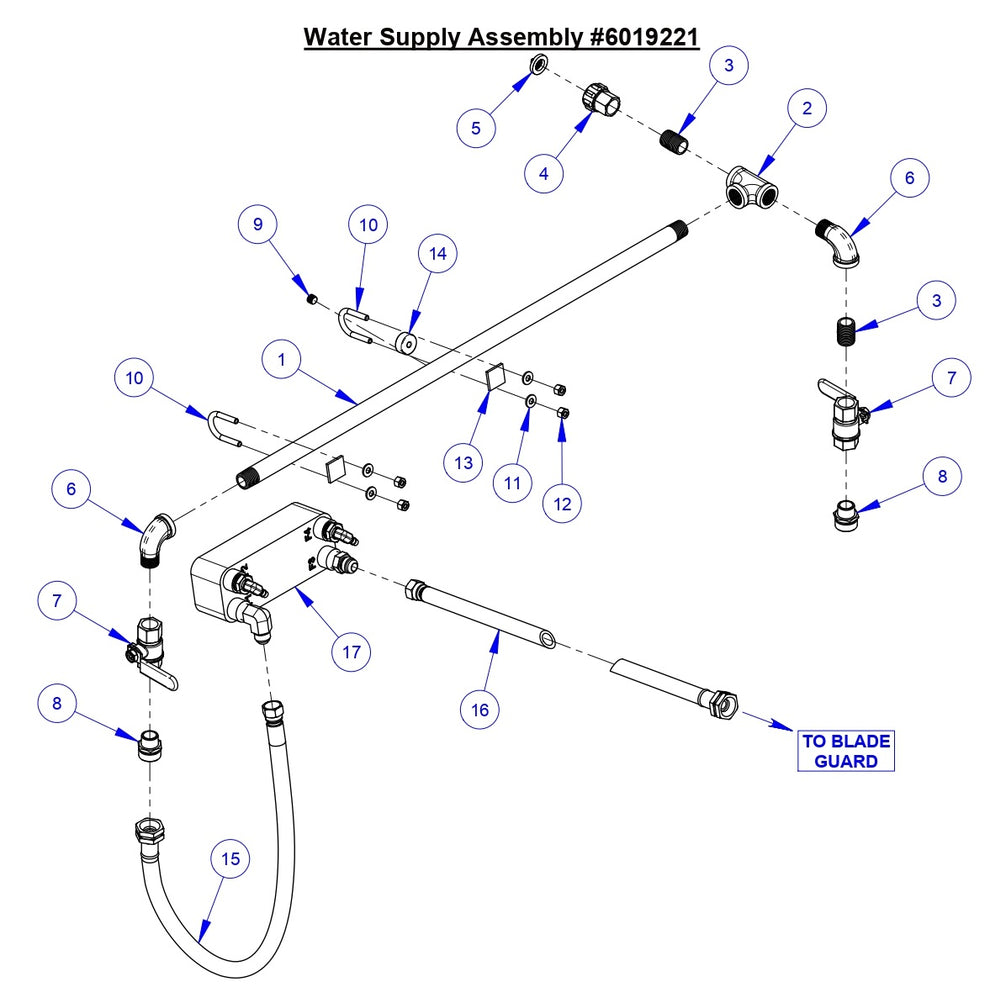 CC6571 Water Supply Assembly