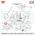6041079  Frame Base Weldment for CC1000 CONCRETE SAW