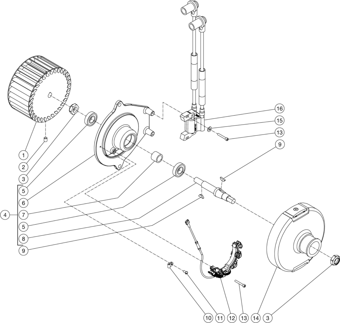 HSP-2503-0MMH/0MMK/0MMM/0MMS EMF System Parts By Mi-T-M