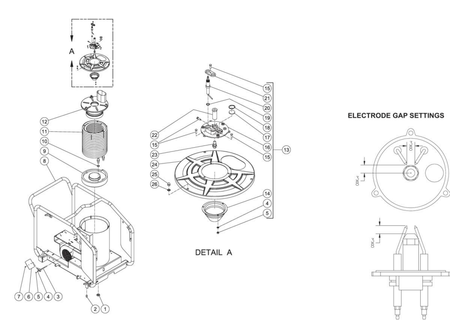 HSP-2503-0MMS Boiler Assembly Parts by Mi-T-M