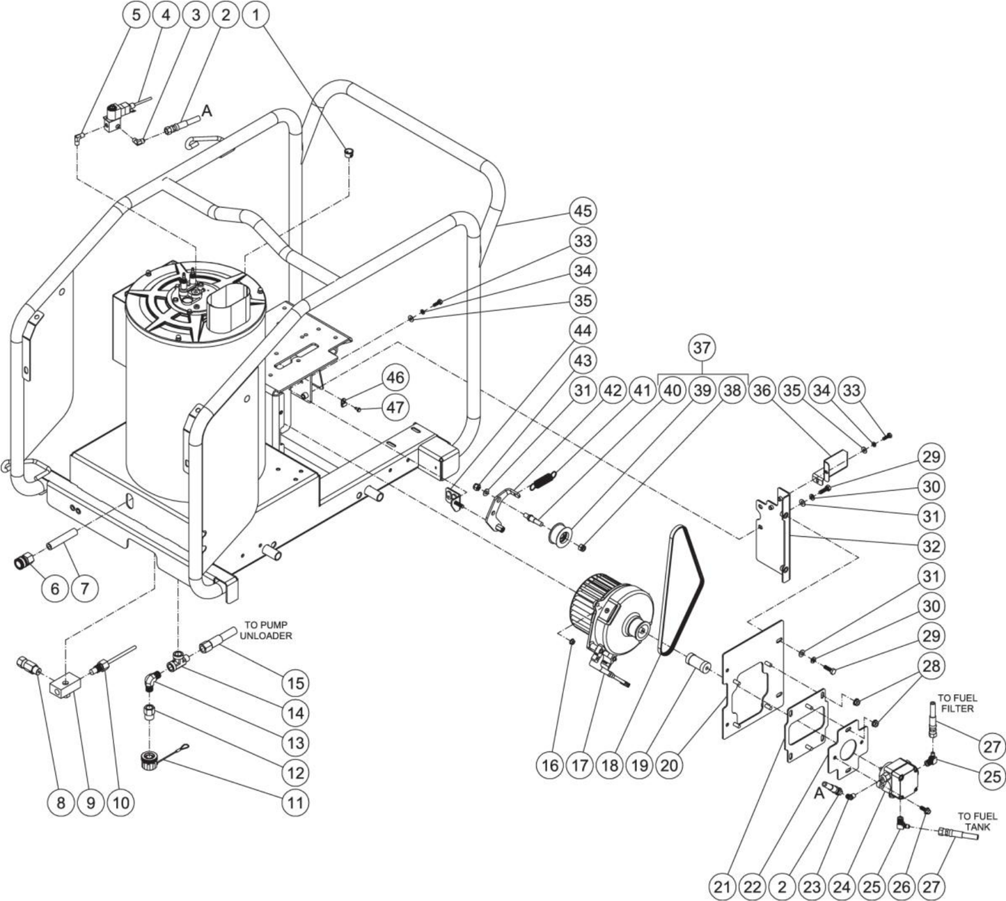 HSP-2503-0MMS (sn:0-15091719) Heat Exchanger/EMF System Parts by Mi-T-M