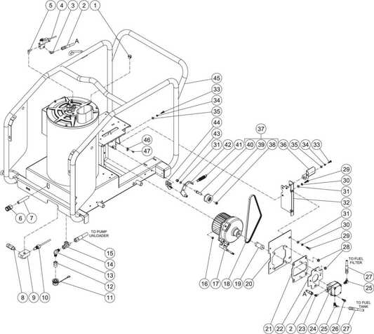 HSP-2503-0MMS (sn:0-15091719) Heat Exchanger/EMF System Parts by Mi-T-M