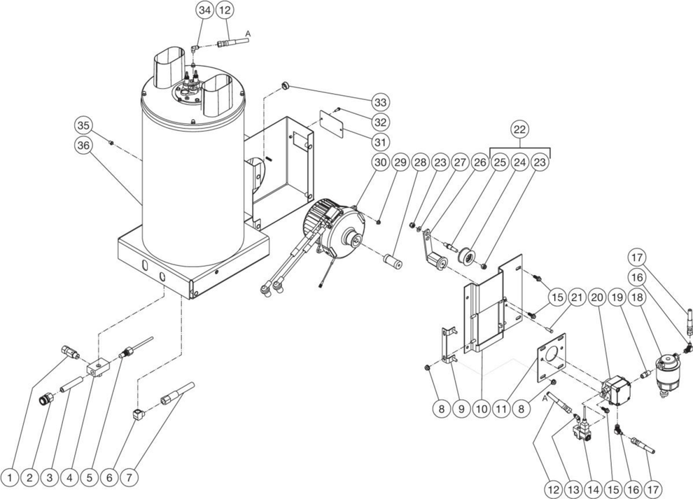 HSP-3000-0MGH/0MGM Heat Exchanger/EMF System Parts by Mi-T-M