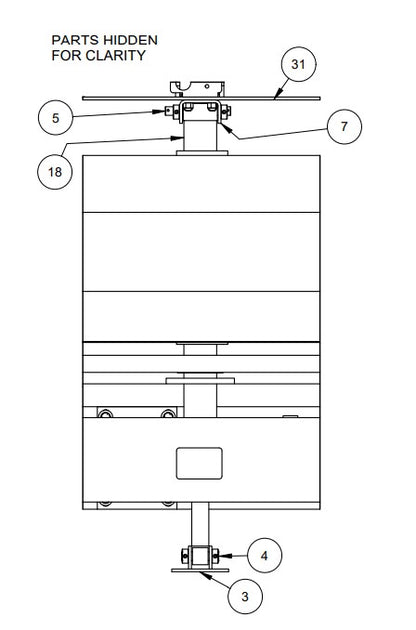 TRTP265 General Arrangement - Motor End Assembly Parts by Allen Engineering