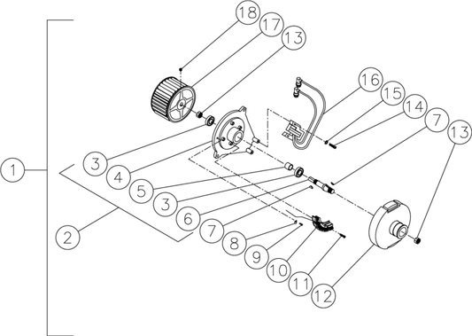 HSP-3004-1MGH/1MGV, HSP-3504-1MGH/1MGV EMF System Parts By Mi-T-M