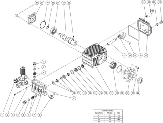 CA-2703-0MHB (sn:10863747-99999999) Pump Assembly Parts By Mi-T-M