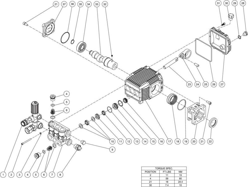 CA-2703-0MHB (sn:10863747-99999999) Pump Assembly Parts By Mi-T-M