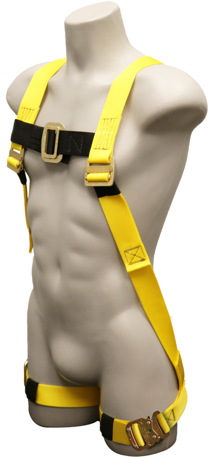 670 Full Body Harness, bayonet buckle legs by FrenchCreek Production Yellow