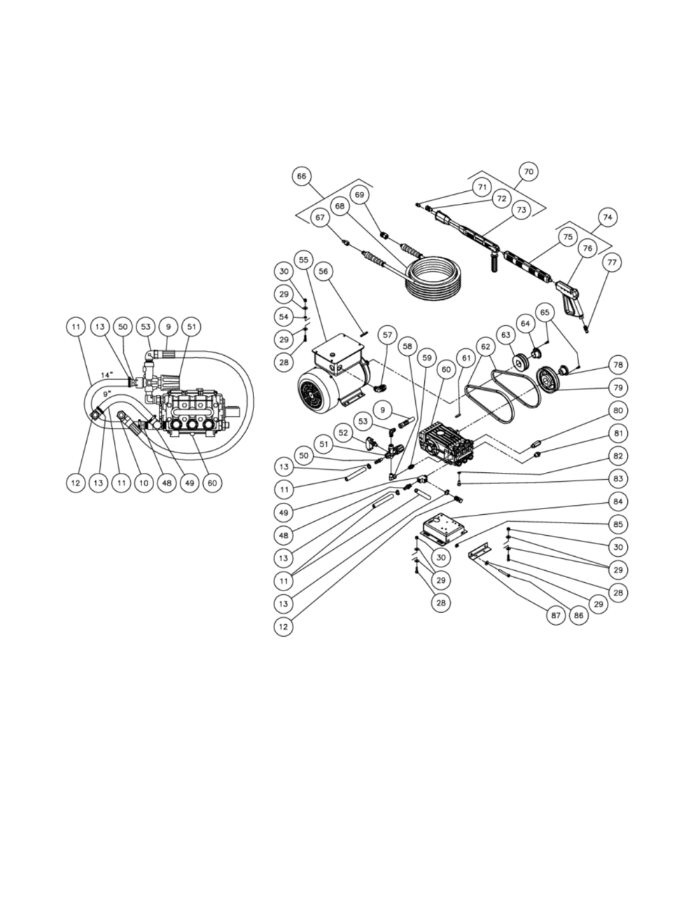 CW-2004-SME1 (sn:0-10165216) Frame Assembly-2 Parts By Mi-T-M