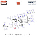 Machine Screw, Pan Hd., M6-1.0 x 16mm 2901368 Fits Core Cut CC6571 Walk Behind Saw By Diamond Products