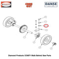 1/2" Flat Washer Sae H.s. (1-1/16"OD) Yellow Zinc 2900058 Fits Core Cut CC6571 Walk Behind Saw By Diamond Products