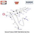 1/2"M.PIPE To 1/2"M.JIC Elbow 90 Degree 3201461 Fits Core Cut CC6571 Walk Behind Saw By Diamond Products