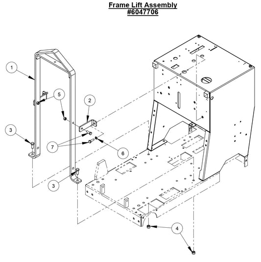 CC2500 Frame Lift Assembly 