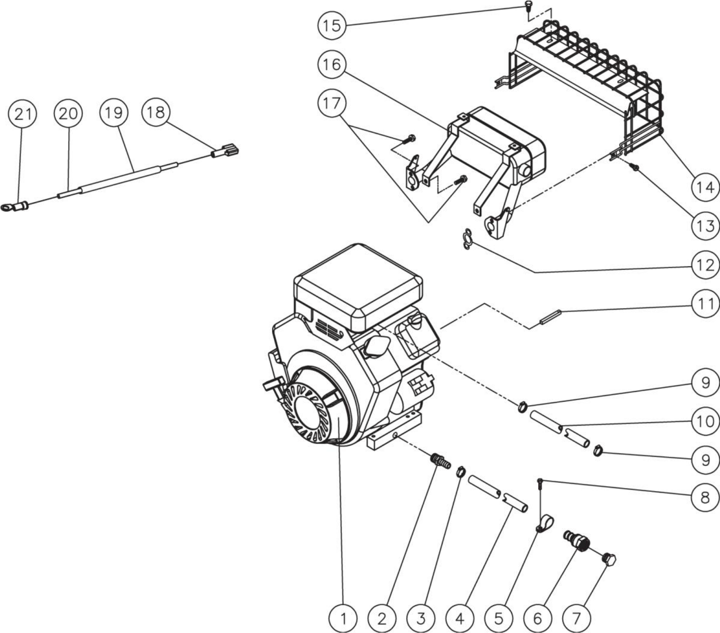 HDB-3005-0V6G Engine Assembly Parts By Mi-T-M