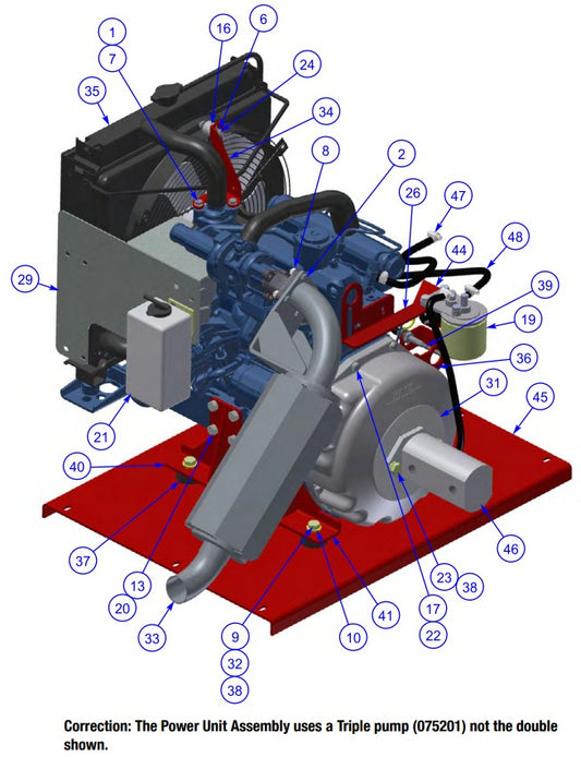 BDF6048B Kubota Engine Assembly Parts by Allen Engineering