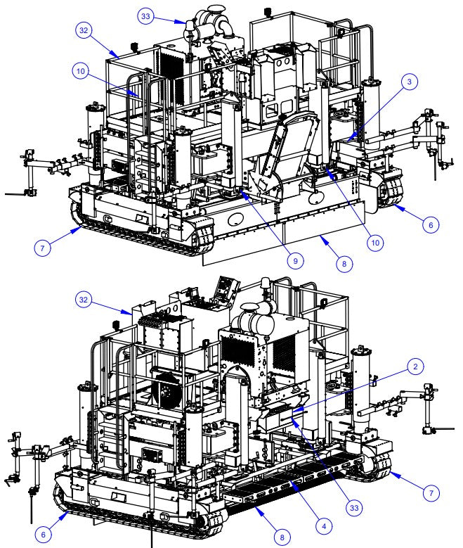 APCP1600 Machine Assembly Parts by Allen Engineering