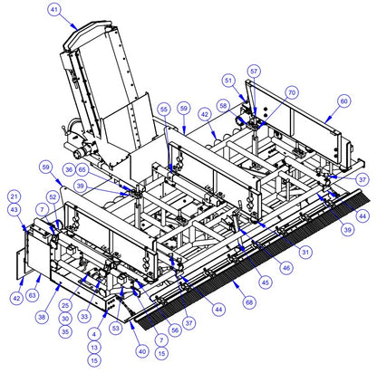 APCP1600 Paving Package Assembly Parts by Allen Engineering