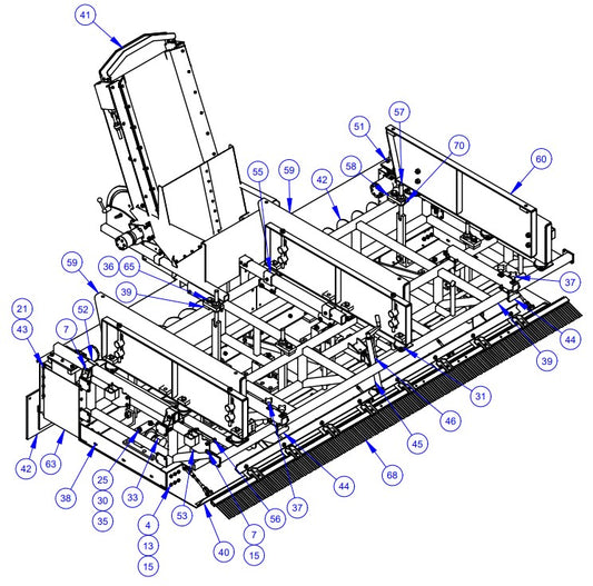 APCP1600 Paving Package Assembly Parts by Allen Engineering