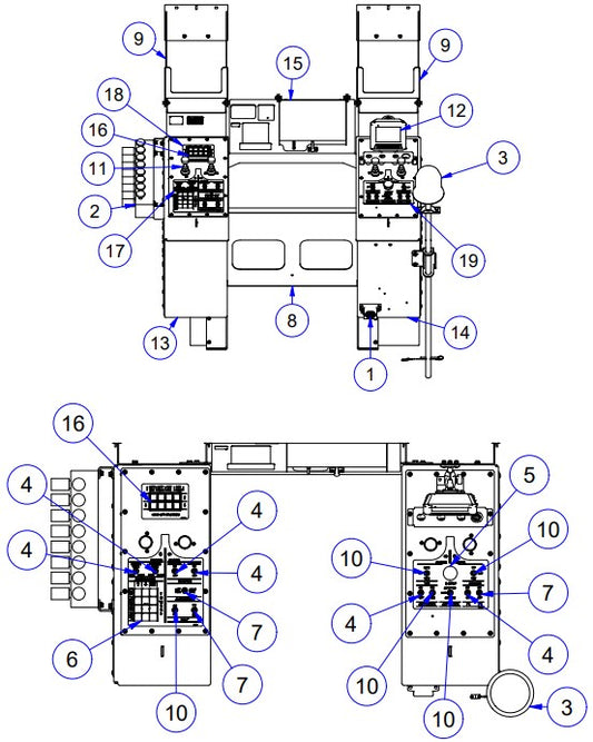 APCP800 Control Panel Assembly Parts by Allen Engineering