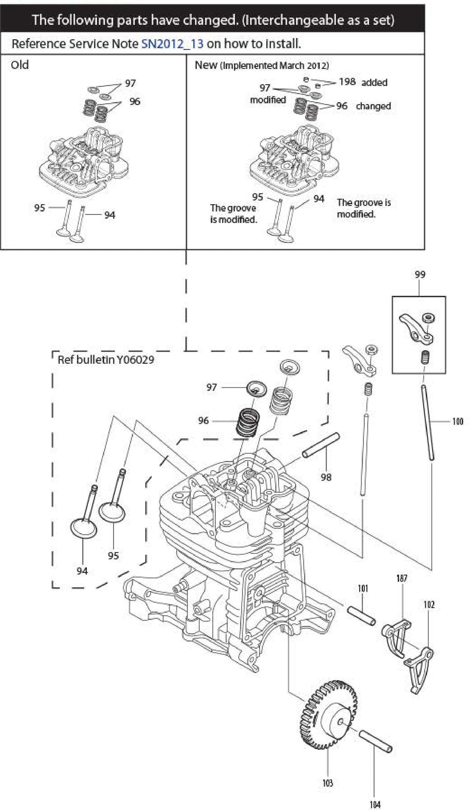 Valves And Head Assembly Parts For BBX7600CA - 75.6 CC Bagpack Blower, BBX7600 - 4-Stroke Bagpack Blower Parts By Makita