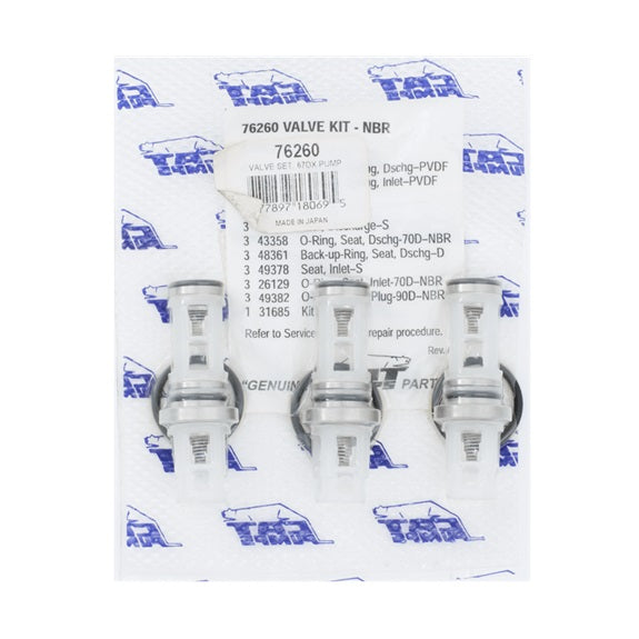 76260 Valve Kit (67DX39G) for BE Pressure Washer Pumps 76260