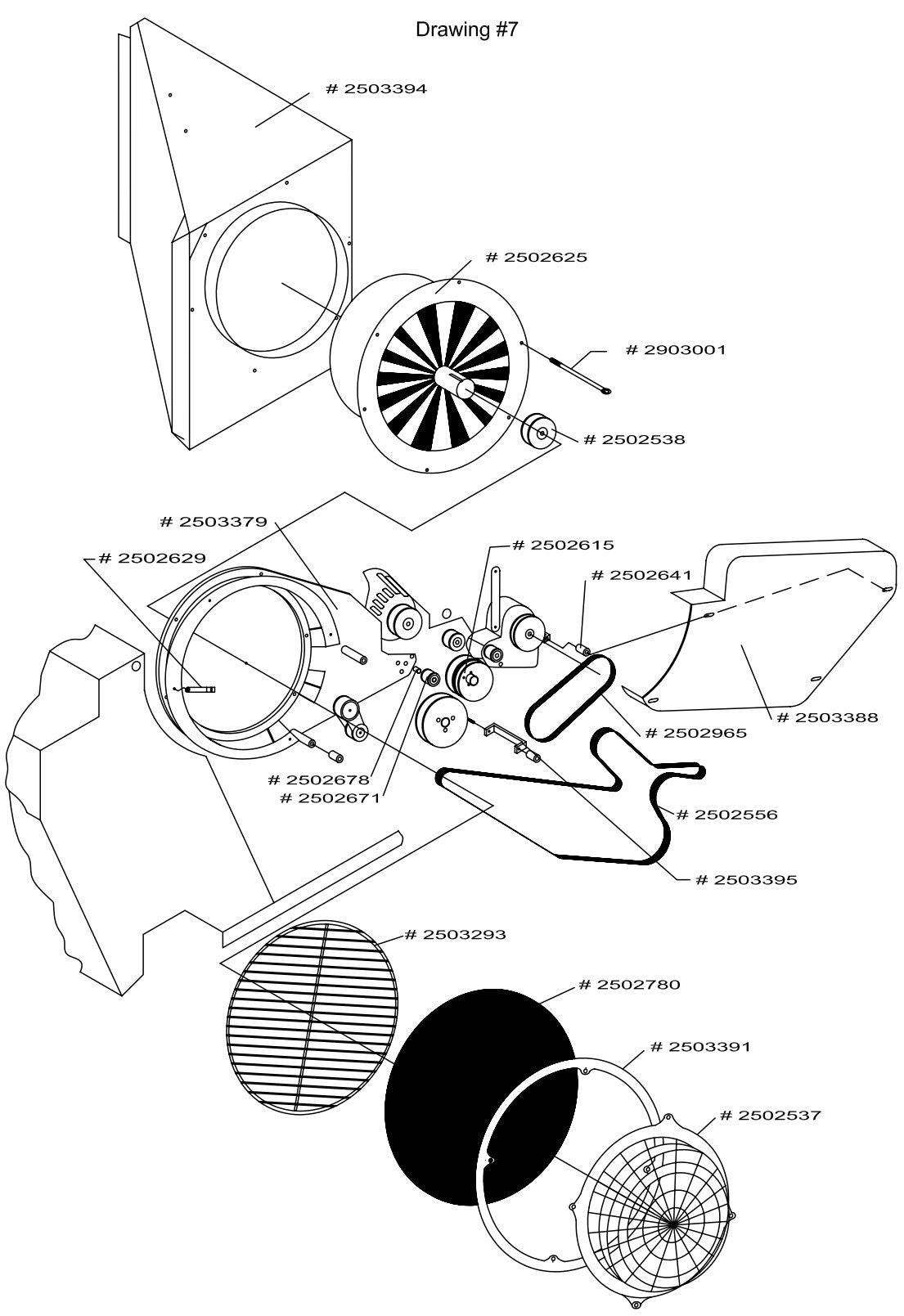 CC-DC-SS Parts List Drawing - 7