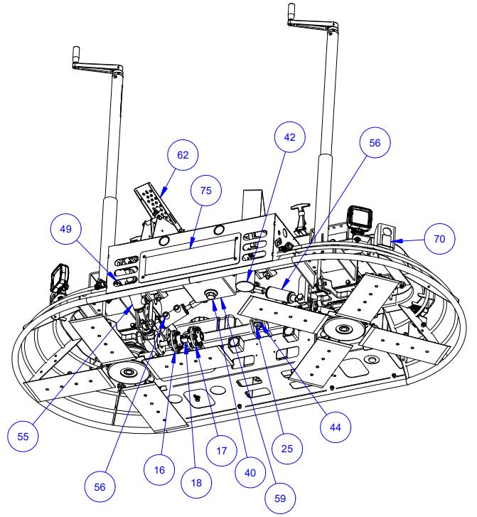 MP245 (pre 2021) Mainframe Assembly Parts by Allen Engineering