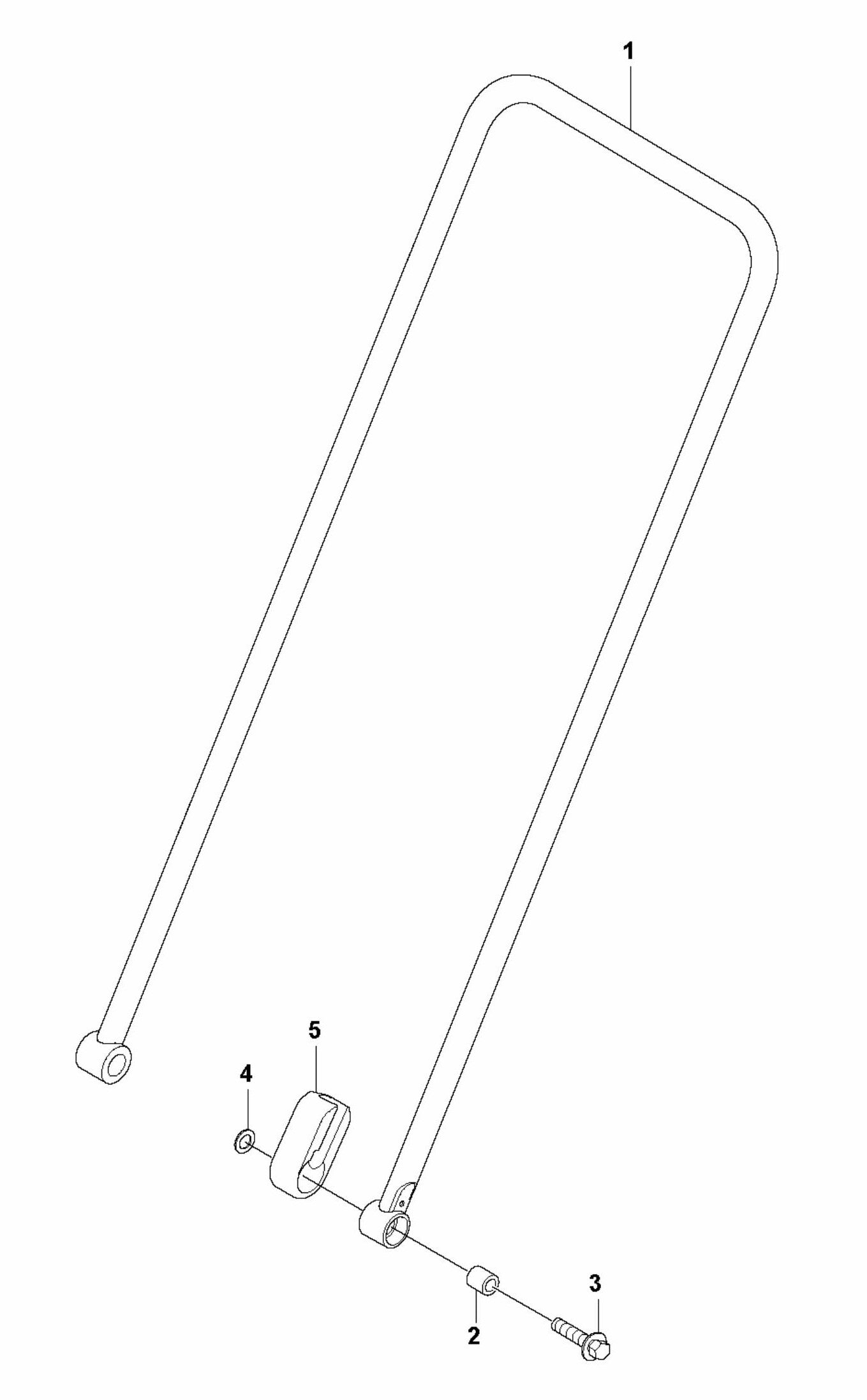 LFV 80 Handle Assembly Parts By Husqvarna