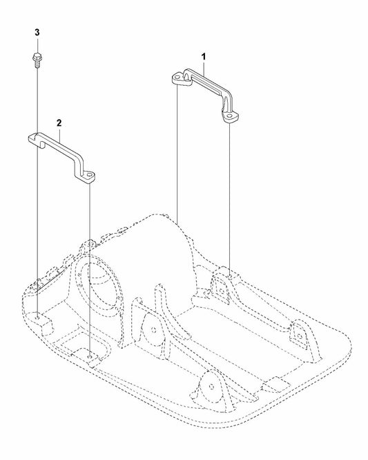 LFV 80 Lifting Handle Assembly Parts by Husqvarna